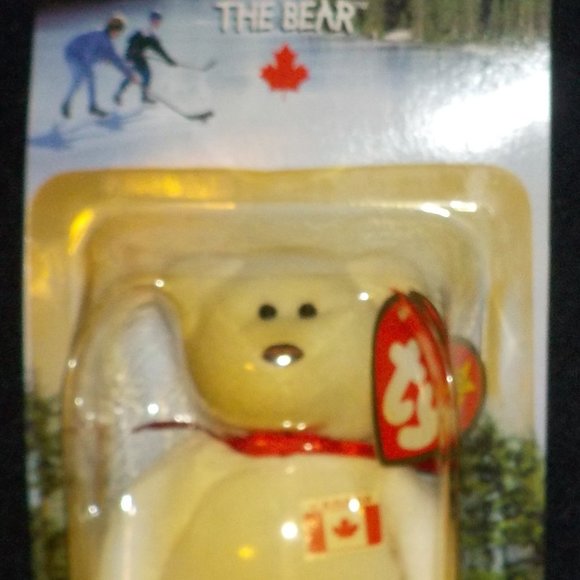 MAPLE THE BEAR TY MCDONALD'S INTRODUCED 2/27/97 BIRTH 7/1/98 BRAND NEW IN BOX - Picture 5 of 6